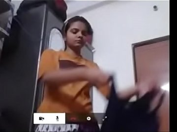 18 year old desi girl change dress on camera filmed naked