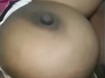 Big boobs aunty boob press by neighbour boy after fuck