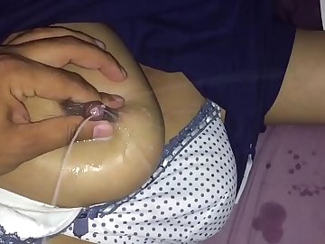 Desi Wife Lactating And Squirting Milky Big Boobs